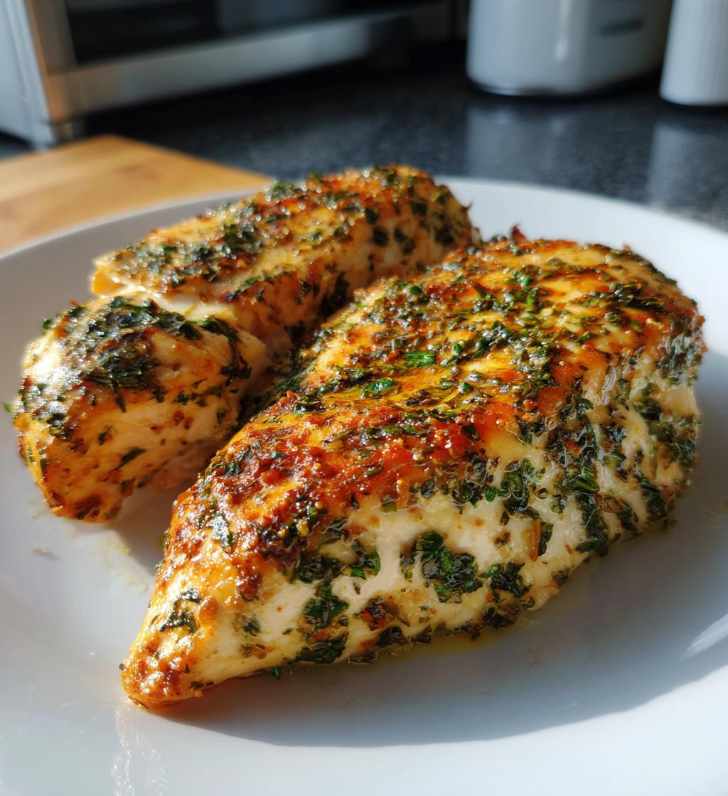Air Fryer Mediterranean Chicken Breast