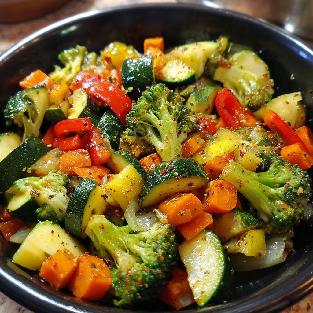 Air Fryer Mixed Vegetables