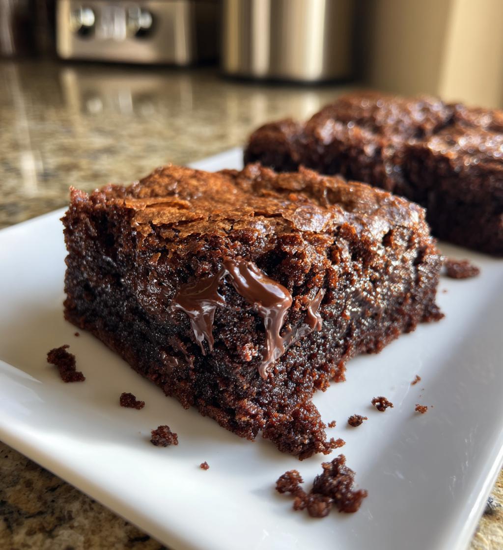 Air Fryer Mocha Brownies - detail 1