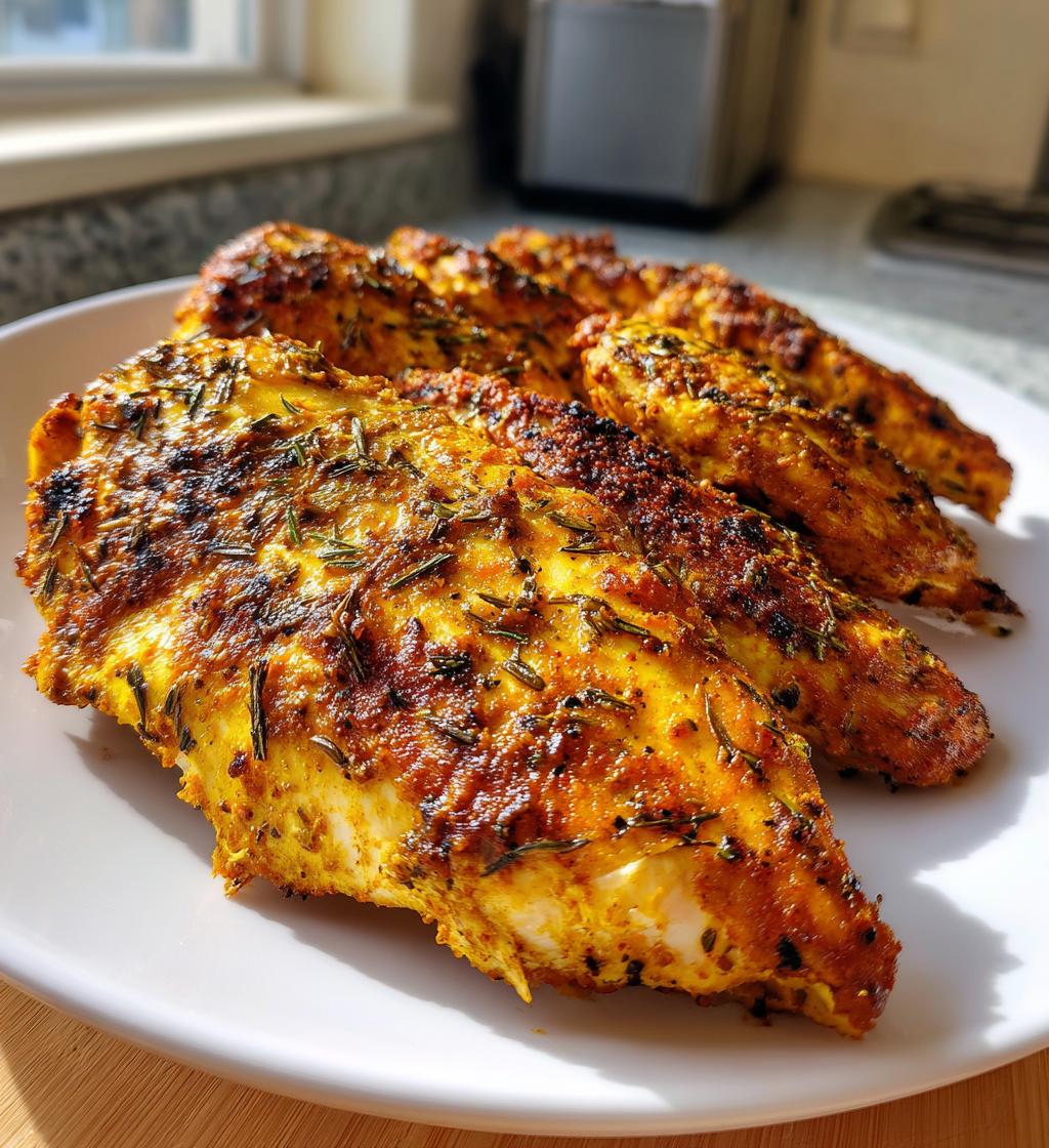 Air Fryer Moroccan-Spiced Chicken Breast