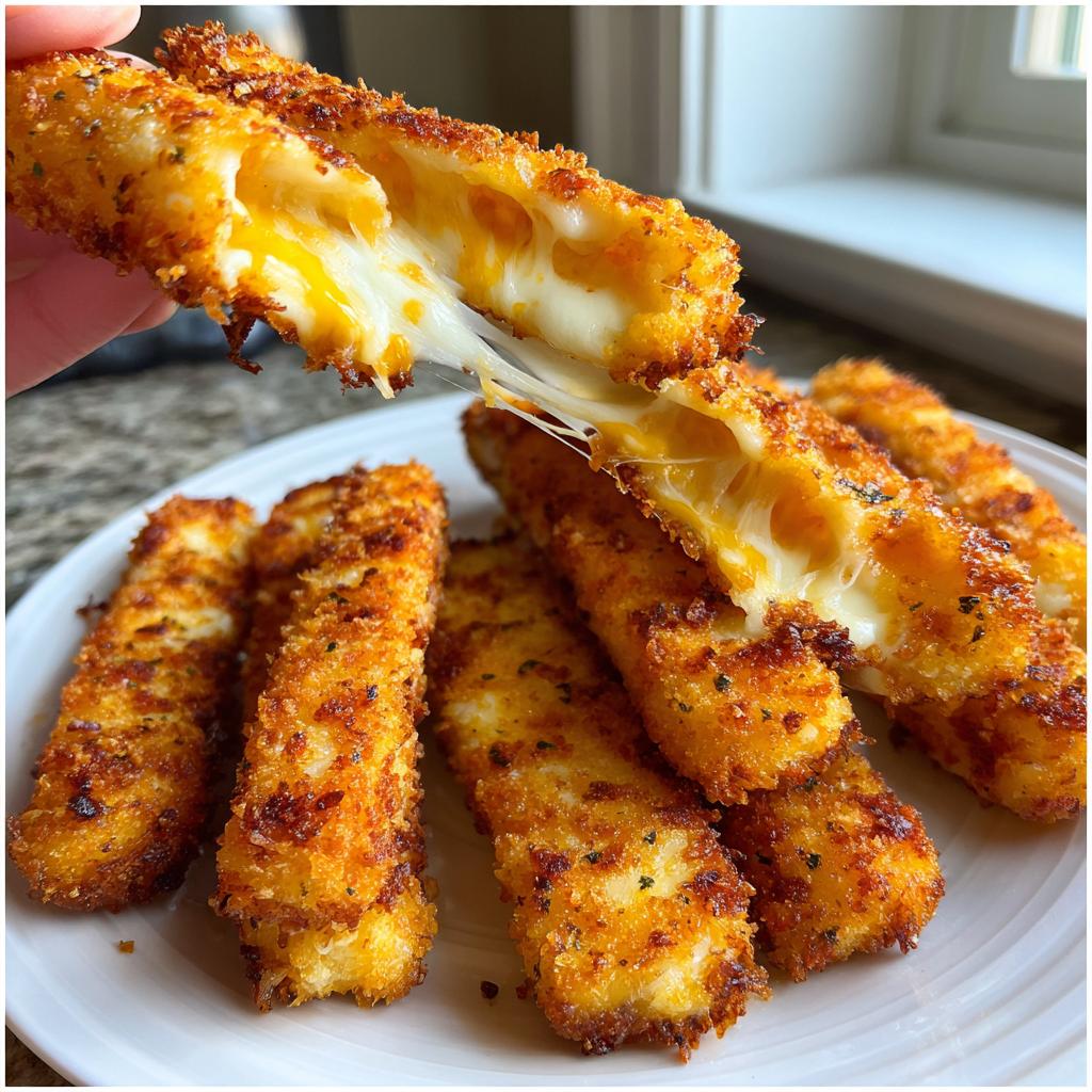 Air Fryer Mozzarella Sticks