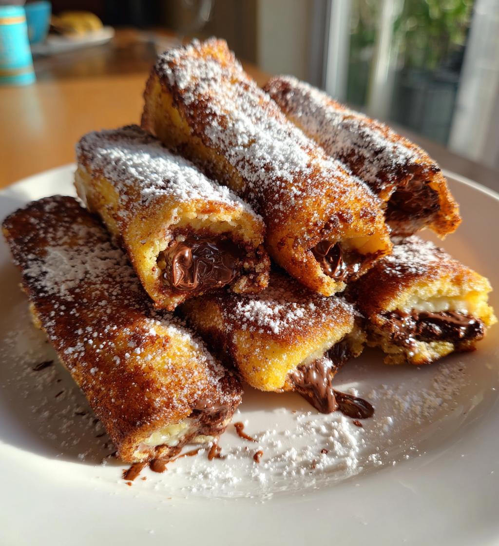 Air Fryer Nutella-Stuffed French Toast Sticks - detail 1
