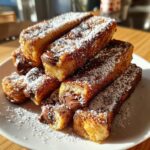 Air Fryer Nutella-Stuffed French Toast Sticks