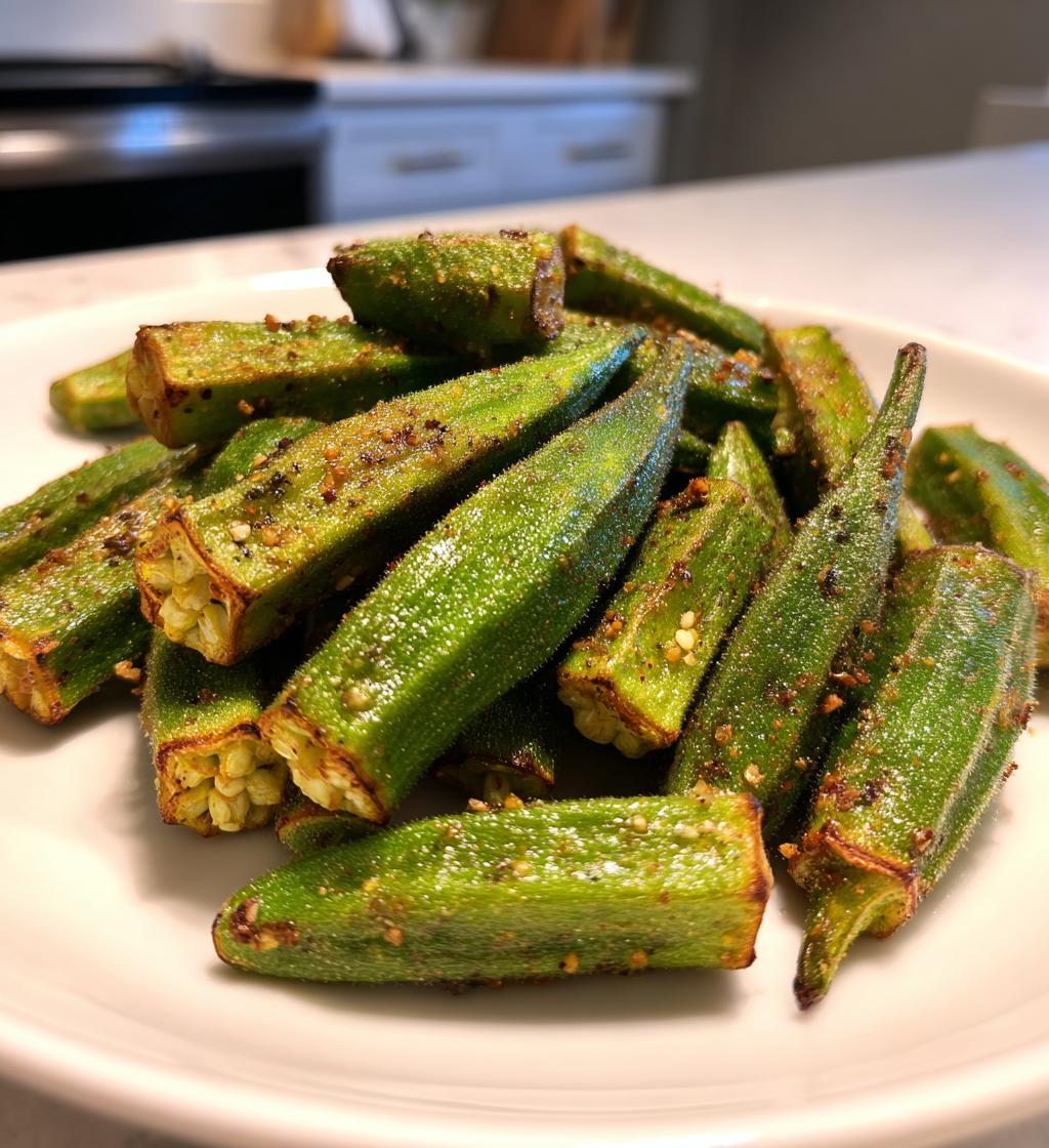 Air Fryer Okra (No Breading) - detail 1