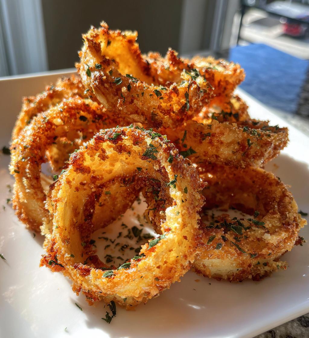 Air Fryer Onion Rings (Keto Version)