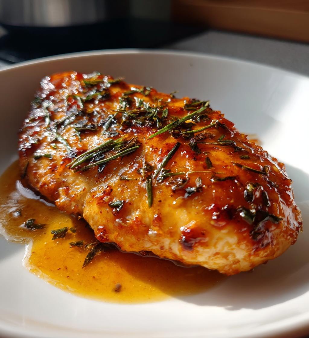 Air Fryer Orange Glazed Chicken fillet