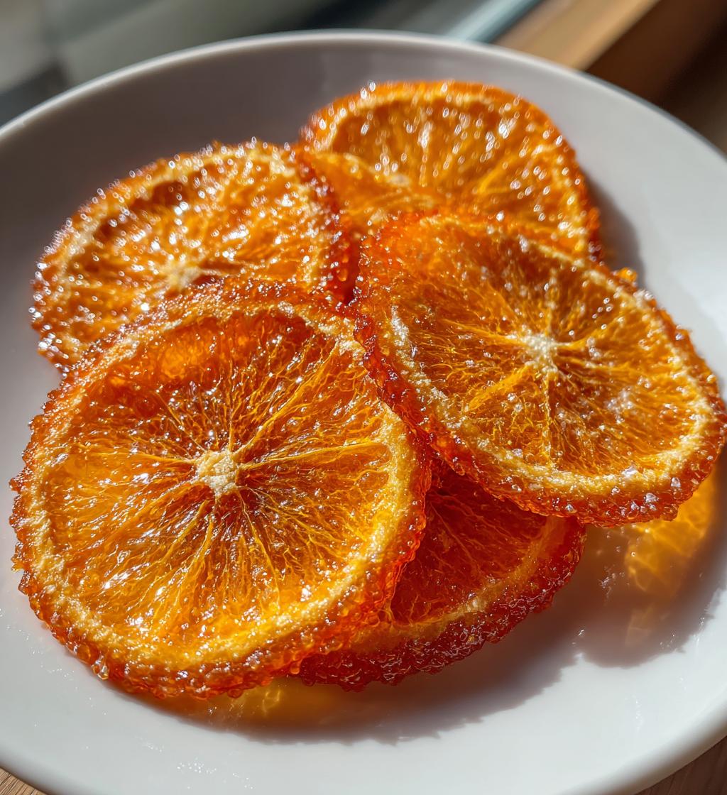 Air Fryer Orange Slices (Candied)