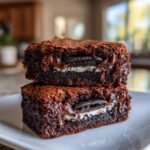 Air Fryer Oreo Stuffed Brownies