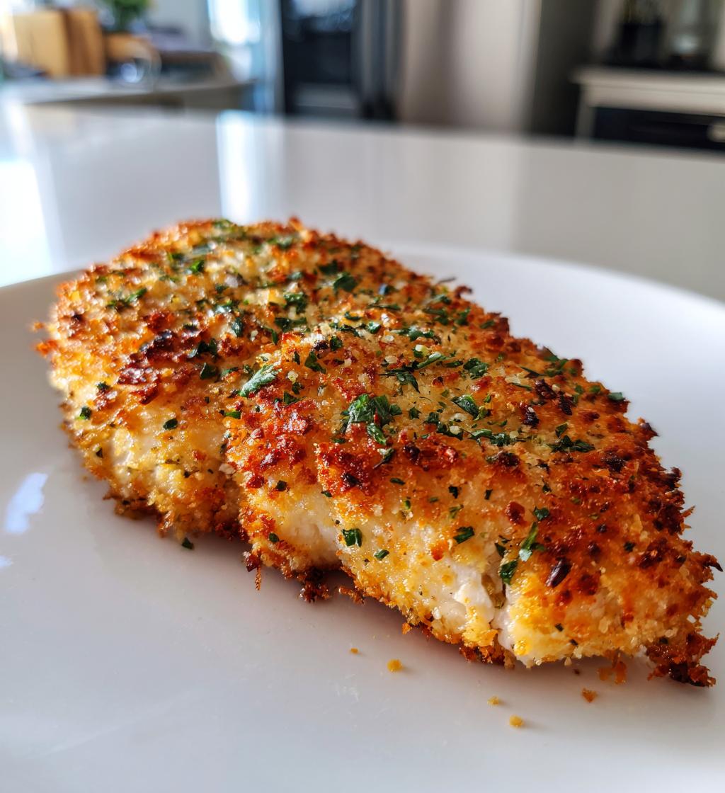 Air Fryer Parmesan Crusted Chicken fillet - detail 1