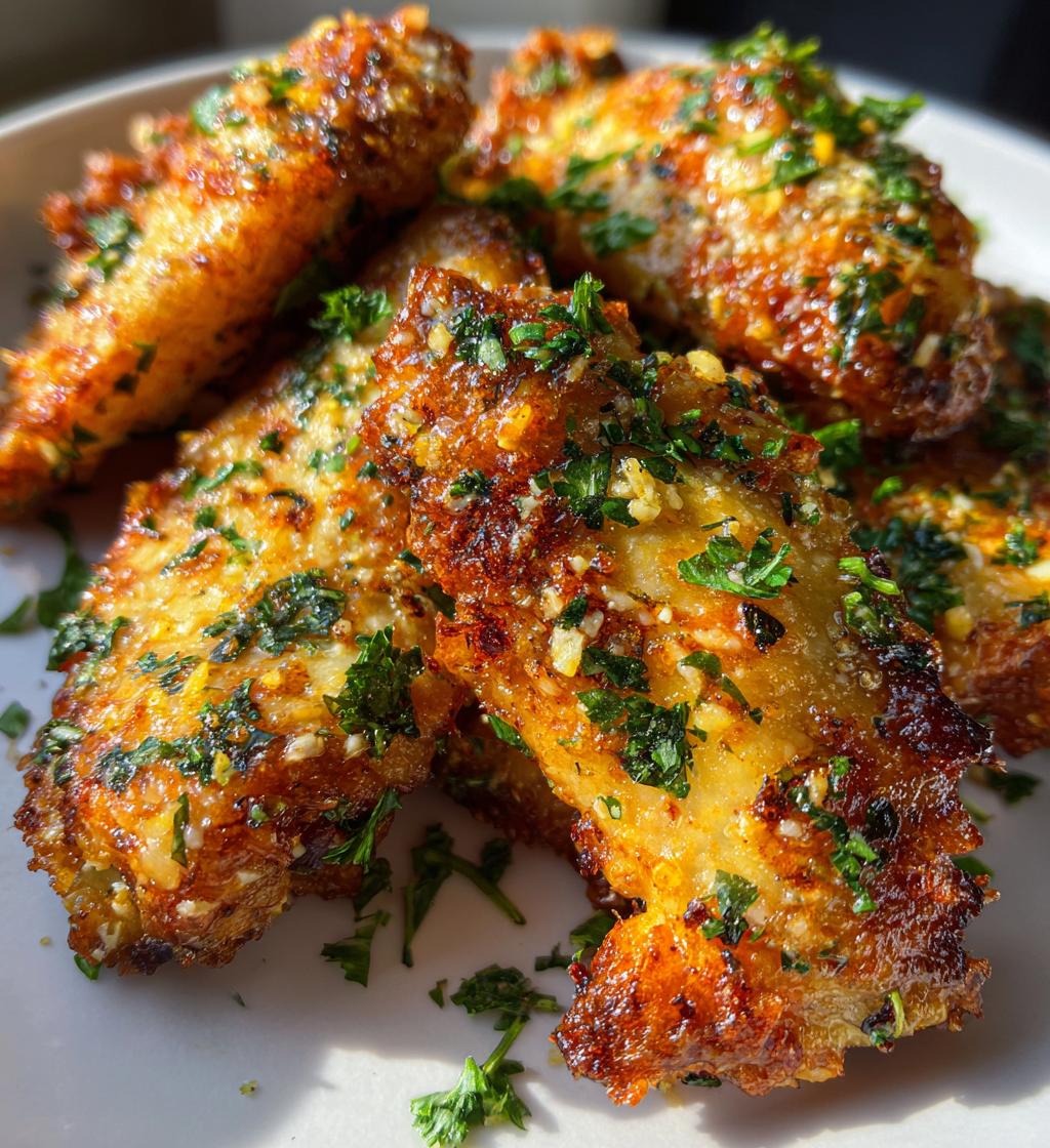 Air Fryer Parmesan Garlic Wings - detail 1