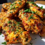 Air Fryer Parmesan Garlic Wings