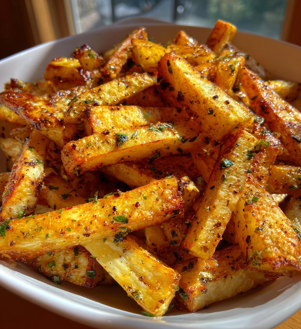 Air Fryer Parsnips - detail 1