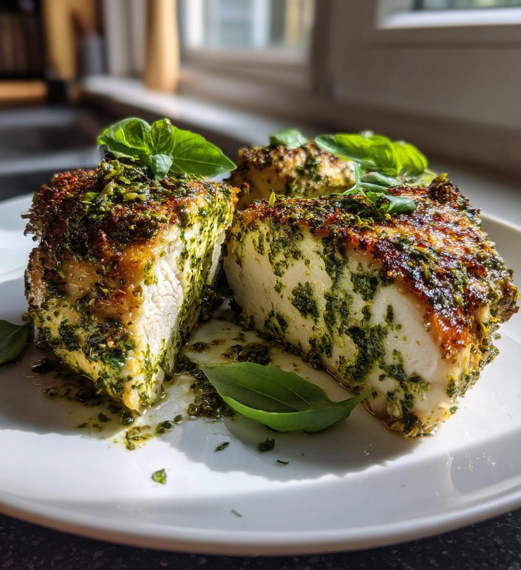 Air Fryer Pesto Chicken fillet - detail 1