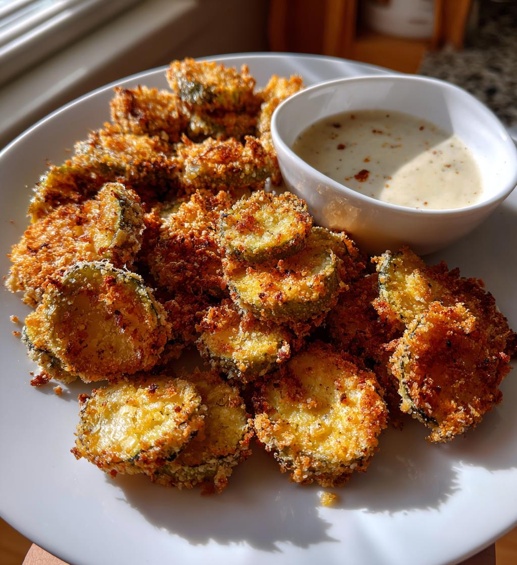 Air Fryer Pickles (Almond Flour Crust) - detail 1