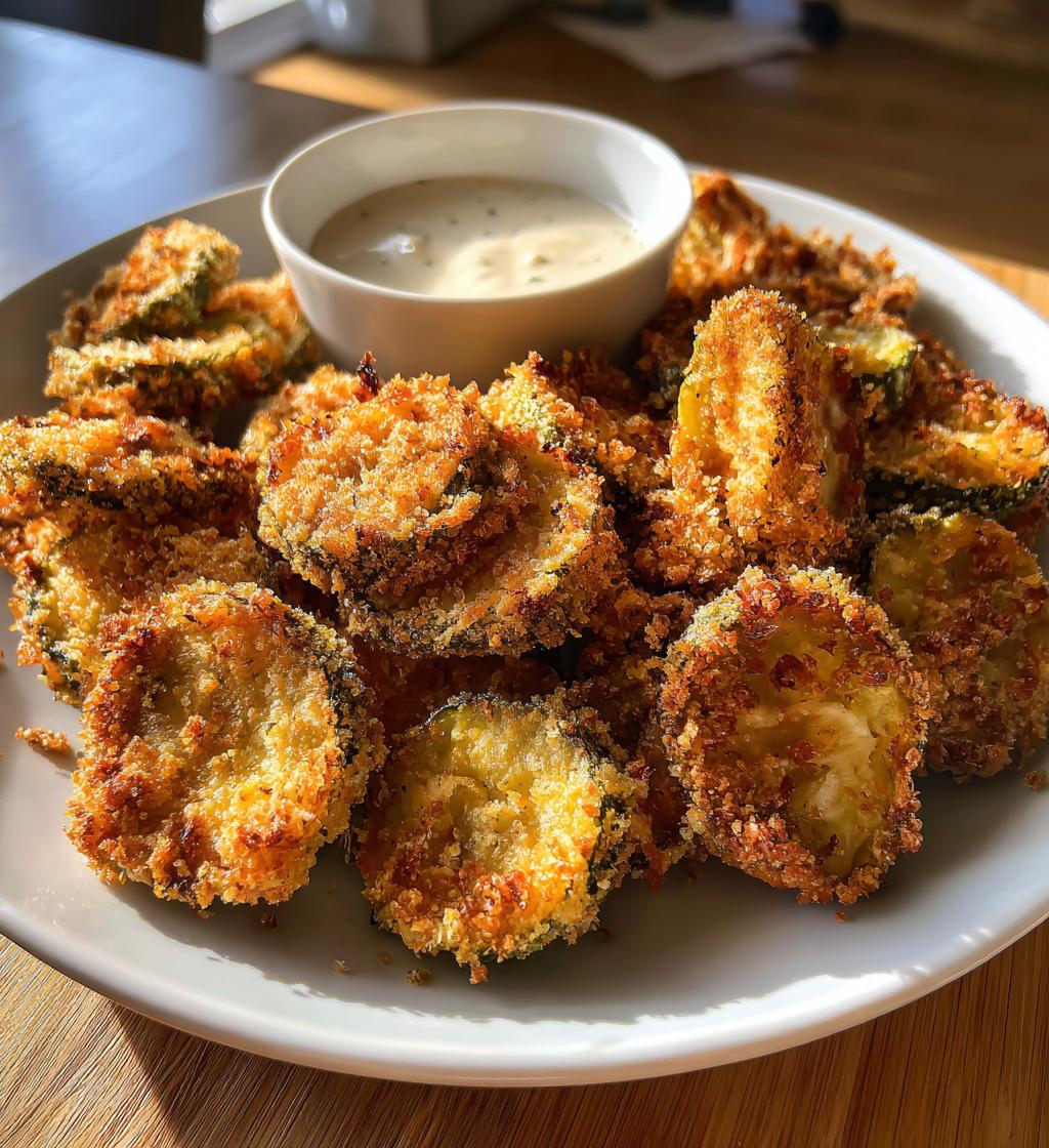 Air Fryer Pickles (Almond Flour Crust)