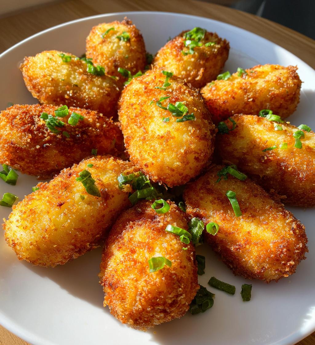 Air Fryer Potato Croquettes