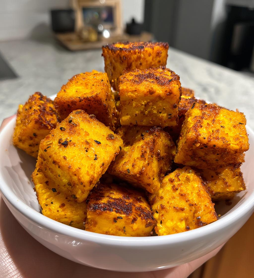 Air Fryer Pumpkin Cubes - detail 1