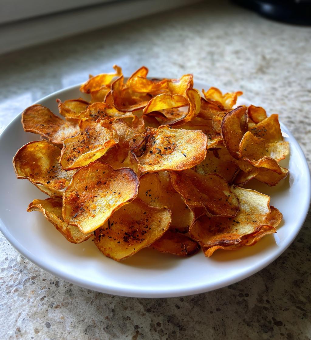 Air Fryer Radish Chips