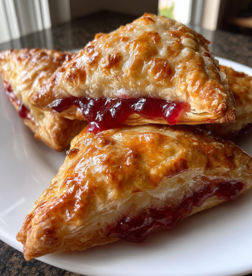 Air Fryer Raspberry Turnovers