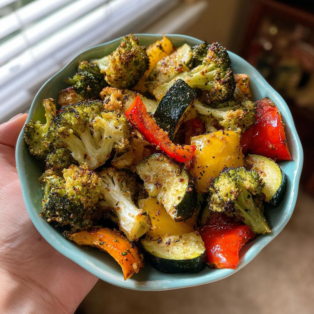 Air Fryer Roasted Vegetables - detail 1