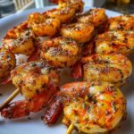 Air Fryer Shrimp Skewers