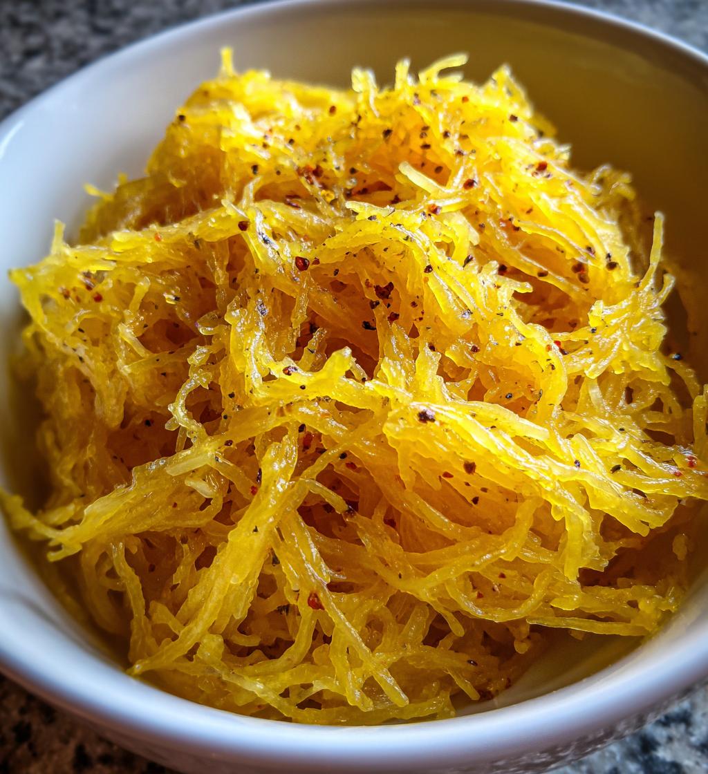 Air Fryer Spaghetti Squash Noodles
