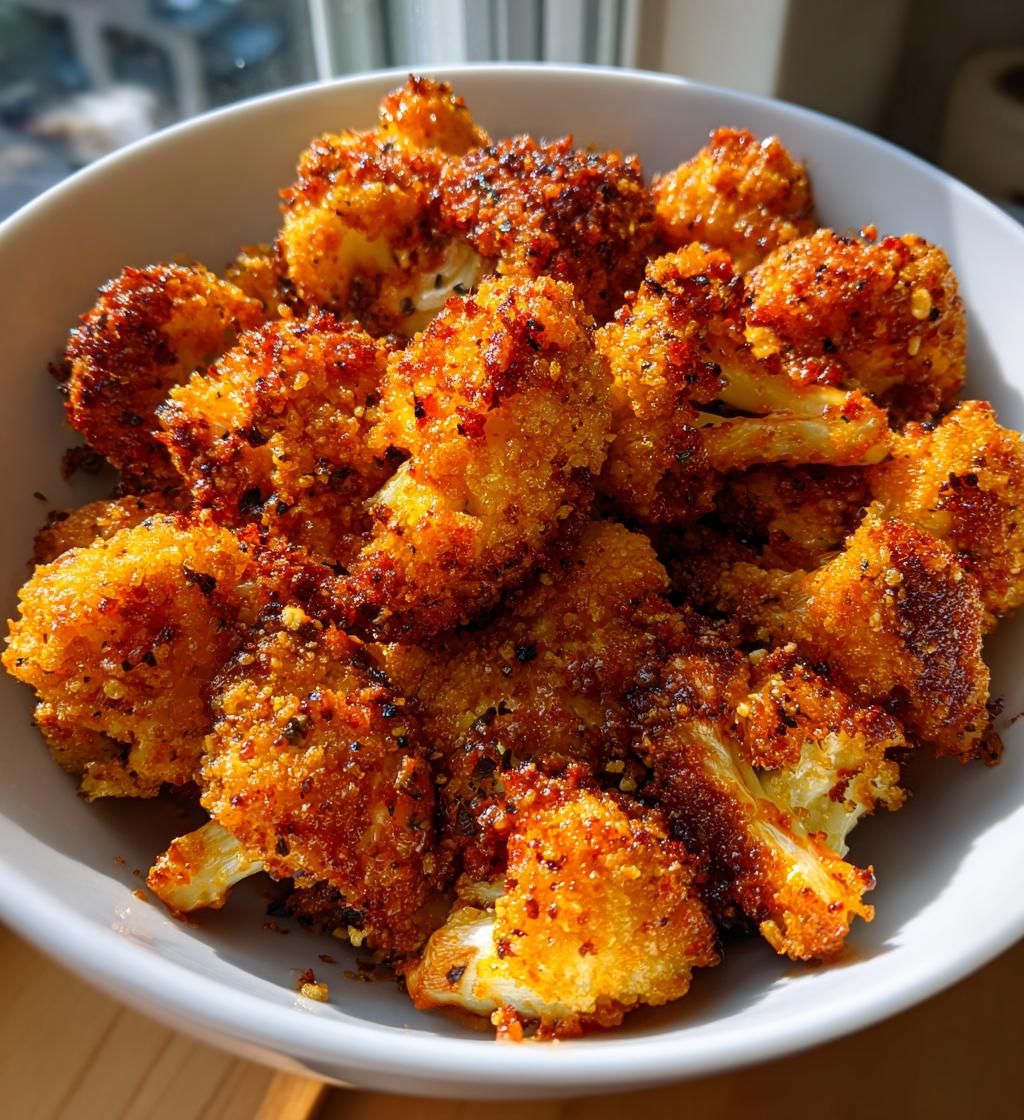 Air Fryer Spicy Cauliflower Bites