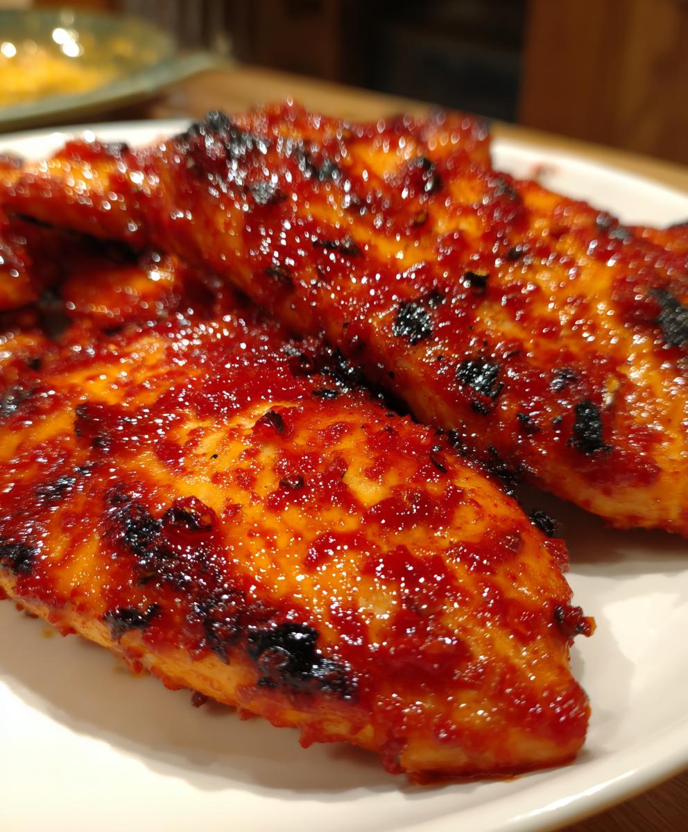 Air Fryer Spicy Sriracha Chicken Breast