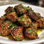 Air Fryer Steak Bites with Garlic Butter