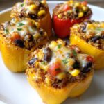 Air Fryer Stuffed Bell Pepper Bites