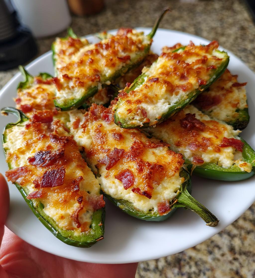 Air Fryer Stuffed Jalapeños (Cream Cheese)