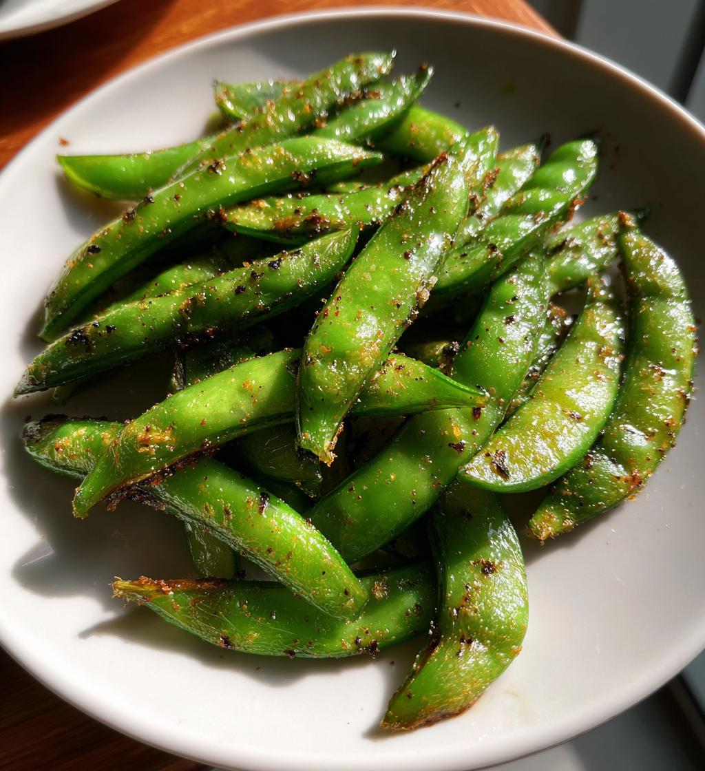 Air Fryer Sugar Snap Peas