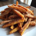 Air Fryer Sweet Potato Fries with Cinnamon Sugar