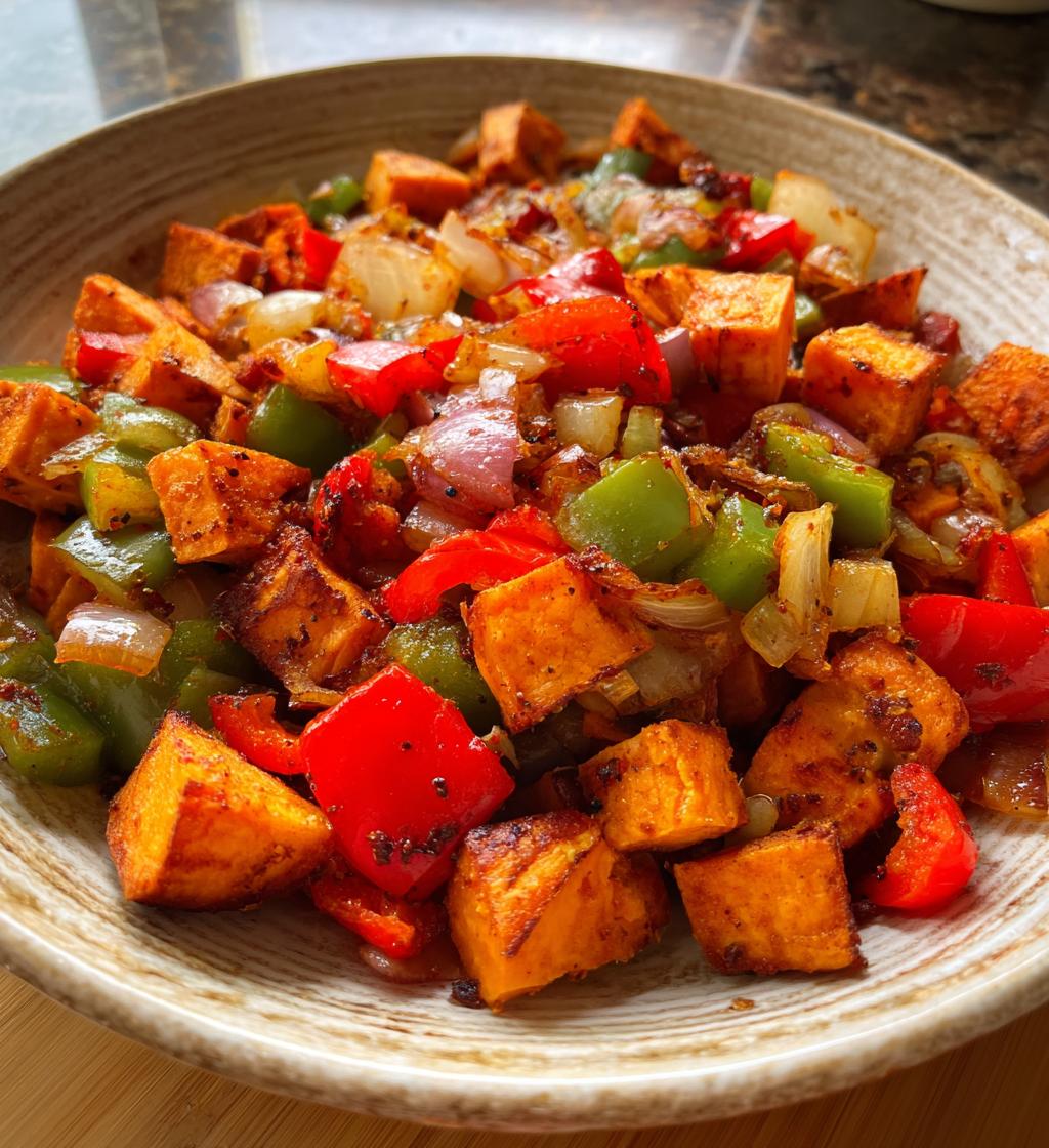 Air Fryer Sweet Potato Hash
