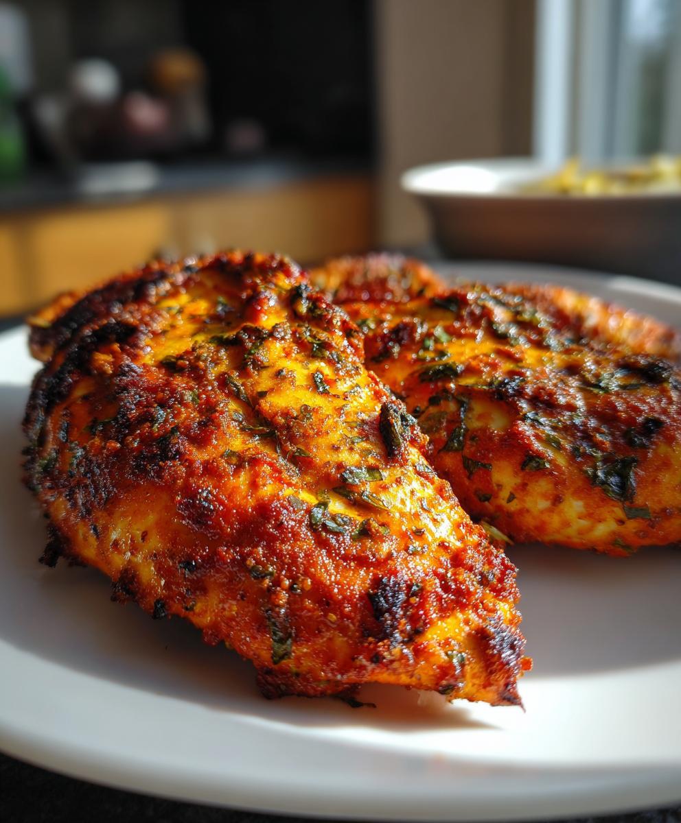 Air Fryer Tandoori Chicken Breast
