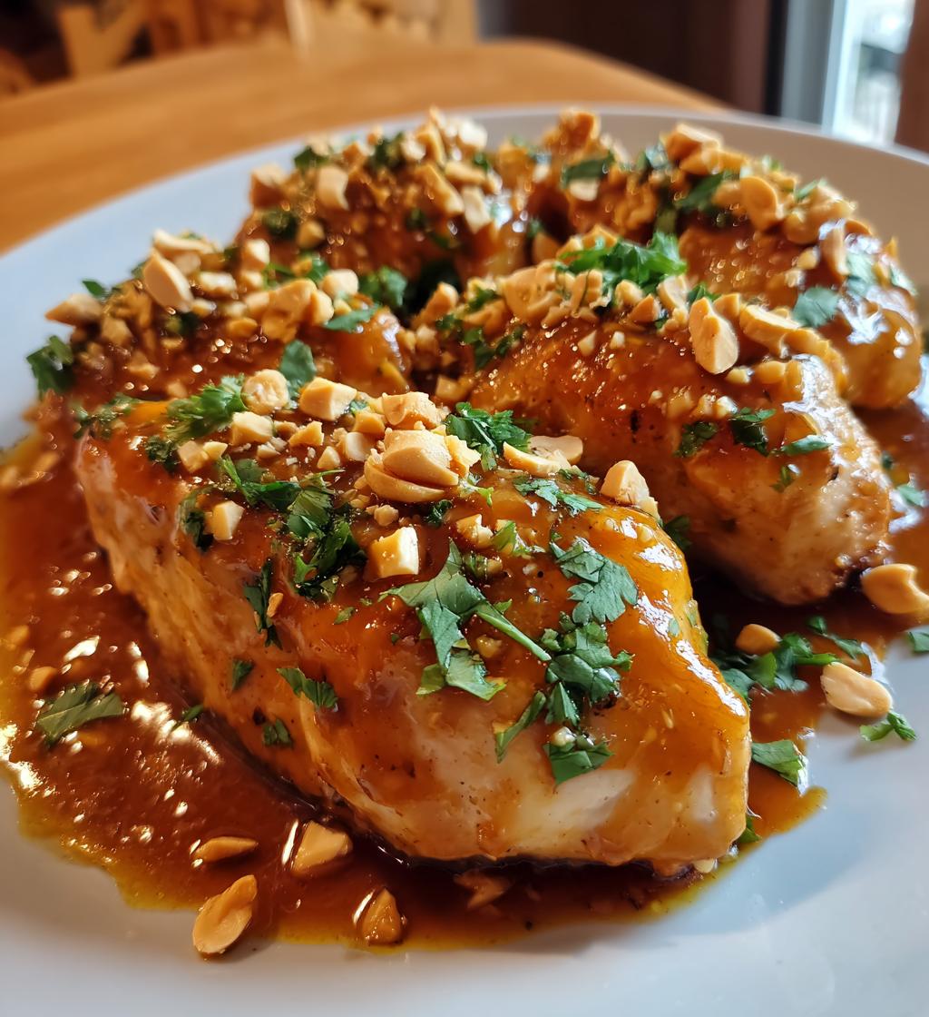 Air Fryer Thai Peanut Chicken Breast - detail 1