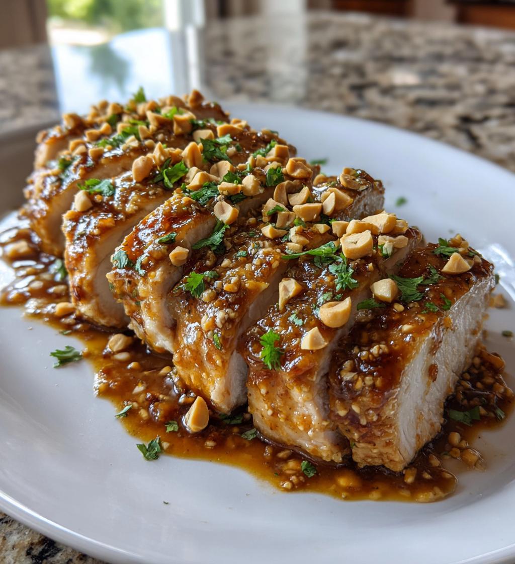 Air Fryer Thai Peanut Chicken fillet