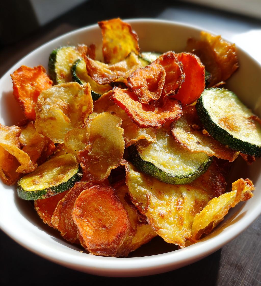 Air Fryer Veggie Chips