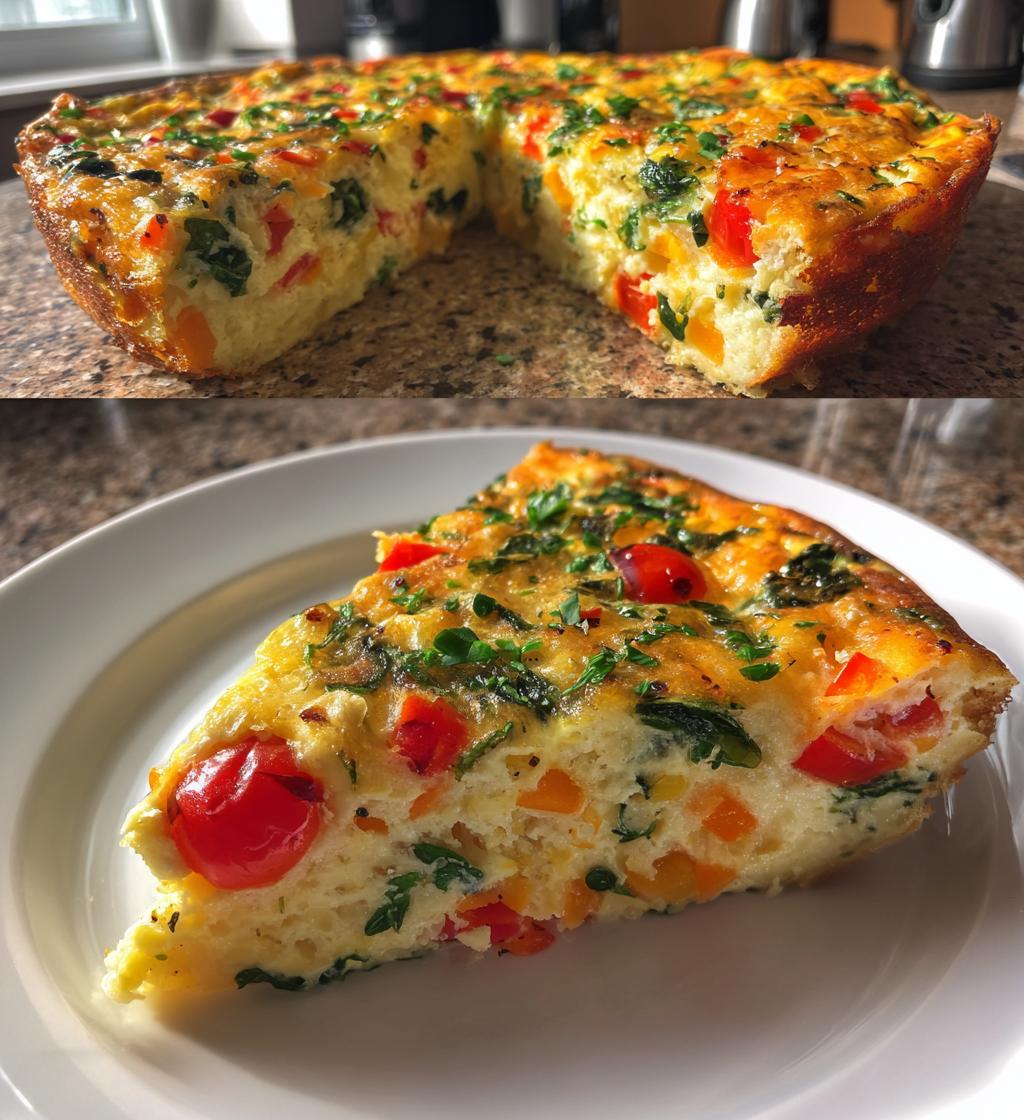 Air Fryer Veggie Frittata - detail 1