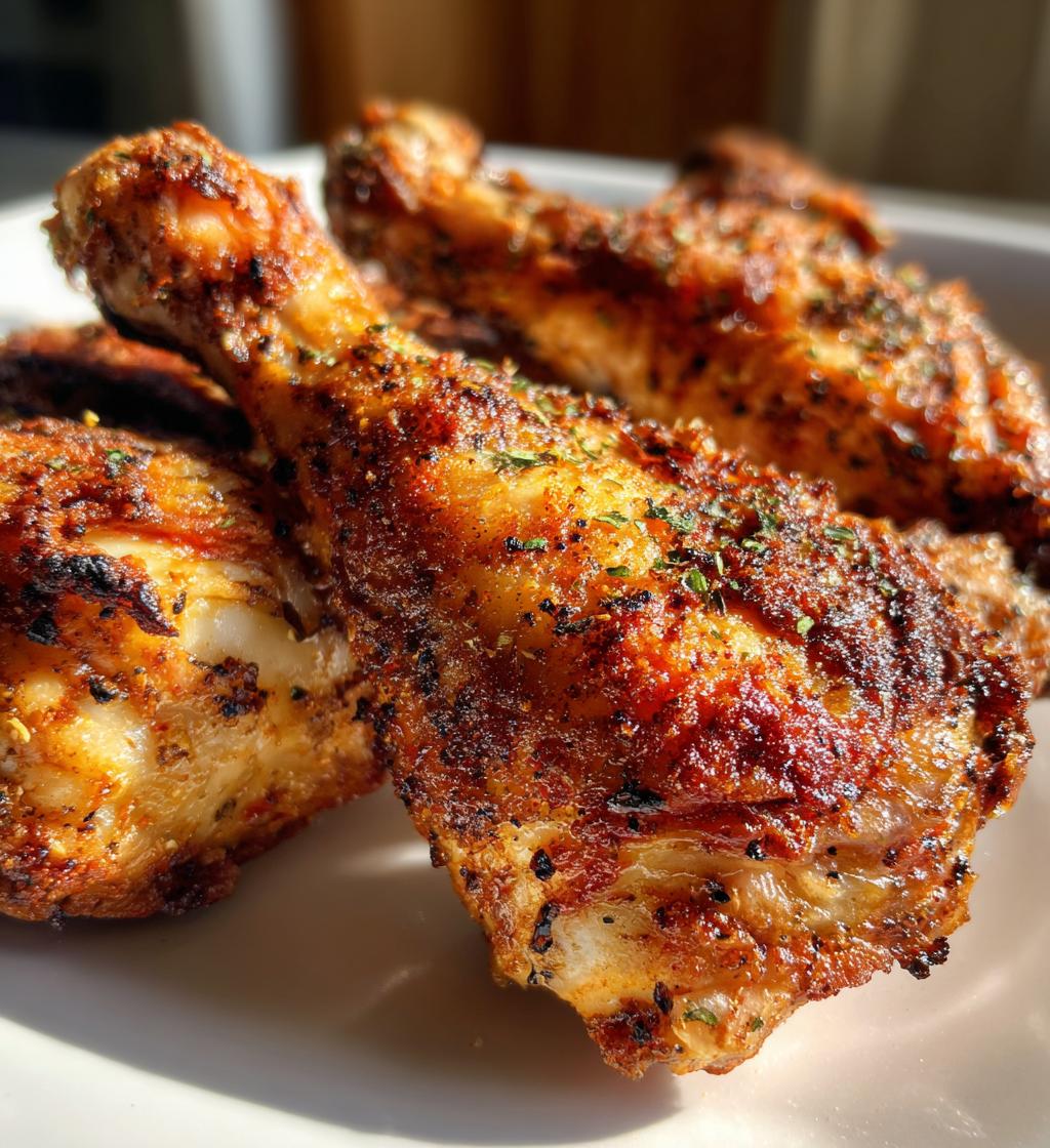 Crispy, Juicy Air Fryer Chicken Legs - detail 1