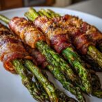 Easy Air Fryer Bacon-Wrapped Asparagus