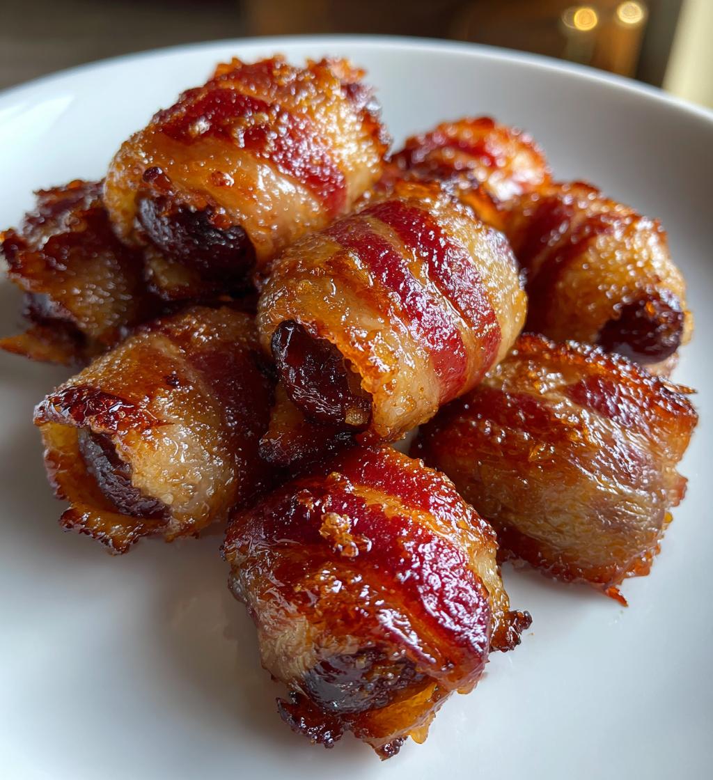 Easy Air Fryer Bacon-Wrapped Dates