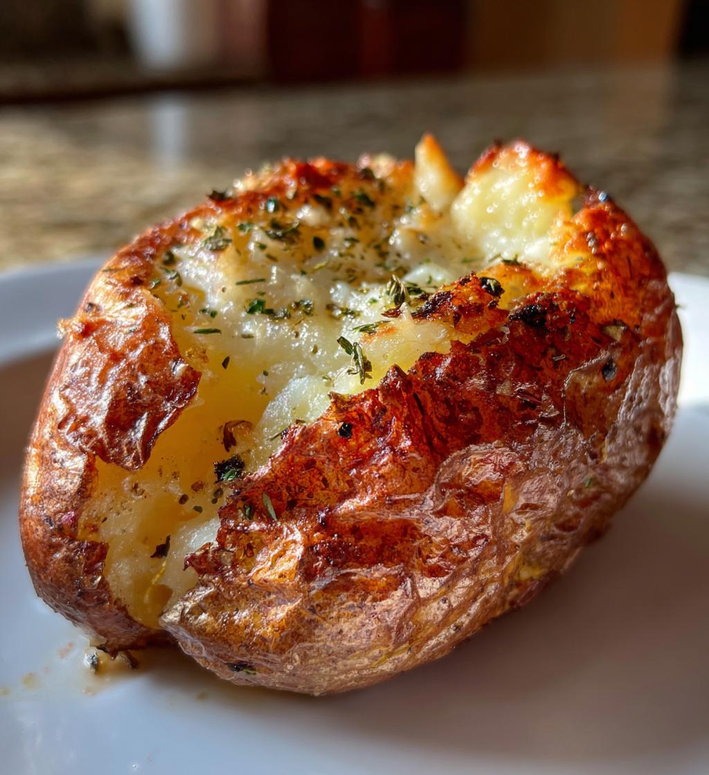 Easy Air Fryer Baked Potatoes - detail 1