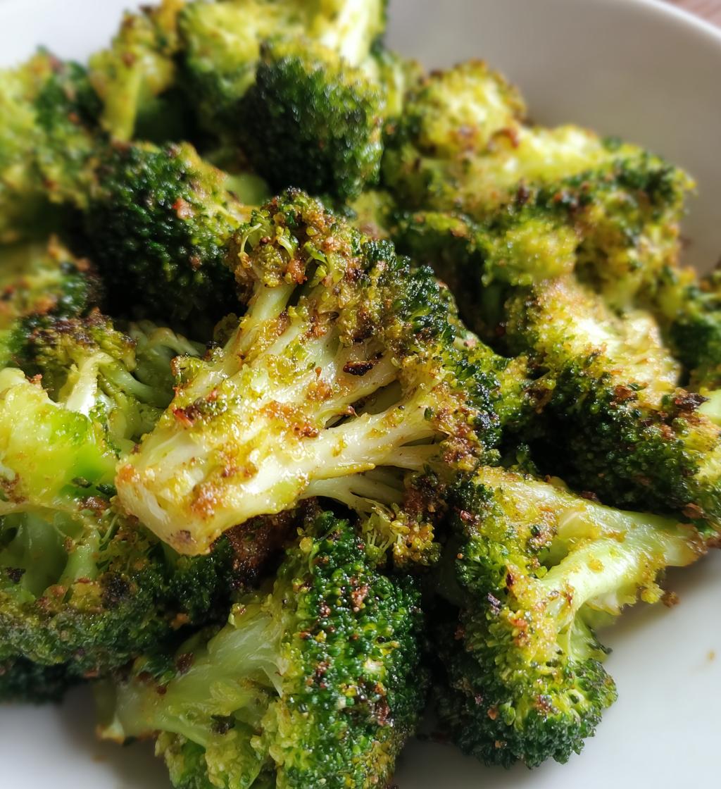 Easy Air Fryer Broccoli - detail 1