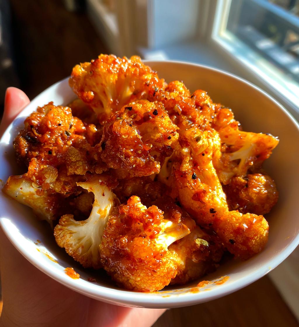 Easy Air Fryer Buffalo Cauliflower - detail 1