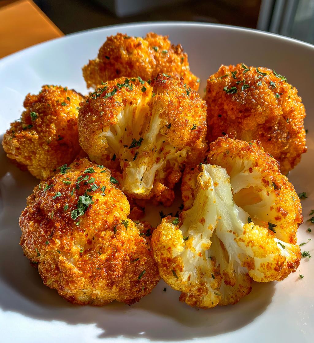 Easy Air Fryer Cauliflower Bites