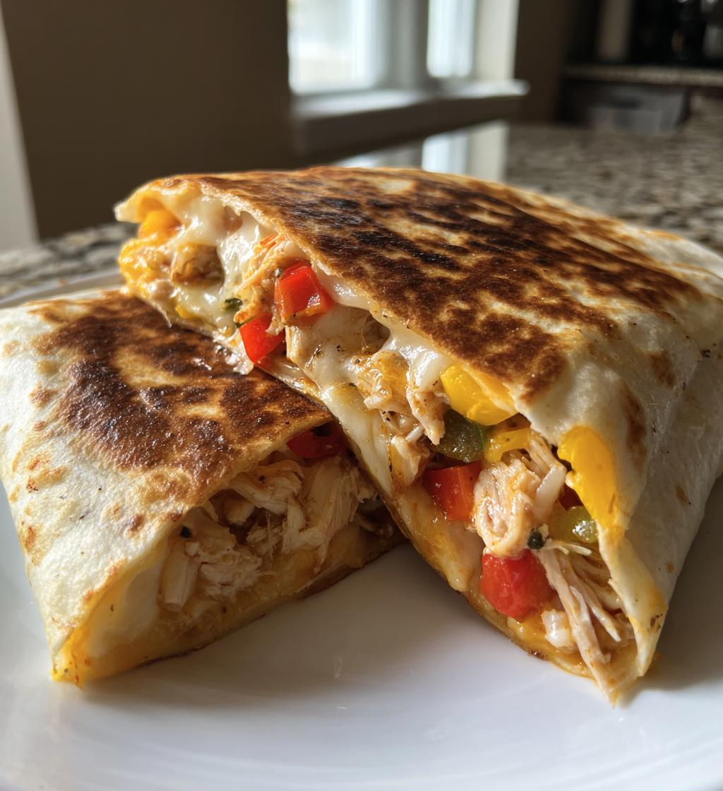 Easy Air Fryer Chicken Quesadillas - detail 1