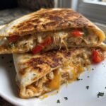 Easy Air Fryer Chicken Quesadillas