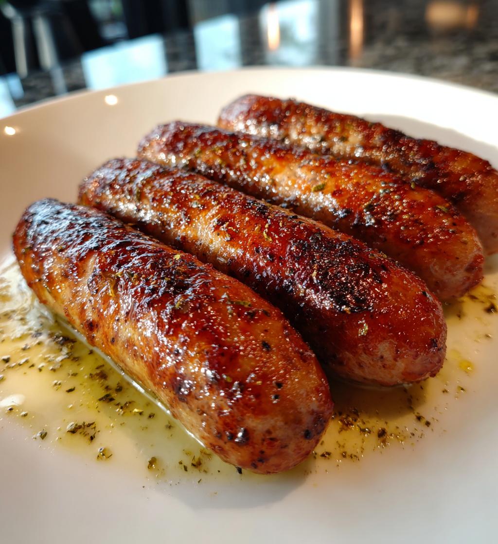 Easy Air Fryer Chicken Sausages - detail 1