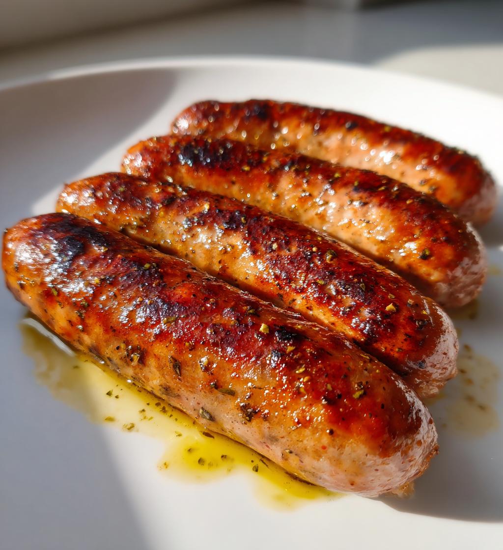 Easy Air Fryer Chicken Sausages